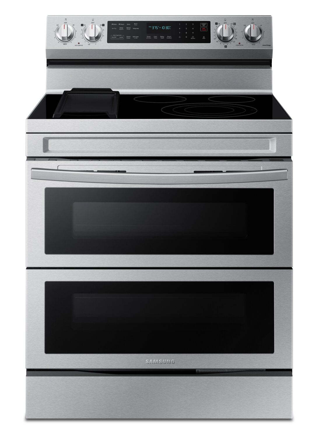 Cuisinière électrique intelligente amovible Samsung de 6,3 pi³ avec friture à air - acier inoxydable - NE63A6751SS/…