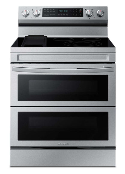 Cuisinière électrique intelligente amovible Samsung de 6,3 pi³ avec friture à air - acier inoxydable - NE63A6751SS/…