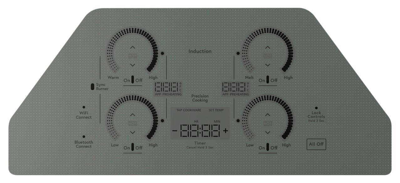 Table de cuisson à induction à 4 éléments Cafe 30 - Inox - CHP90302TSS | Surface de cuisson à induction Café de 30 poêles à 4 éléments - acier inoxydable - CHP90302TSS
