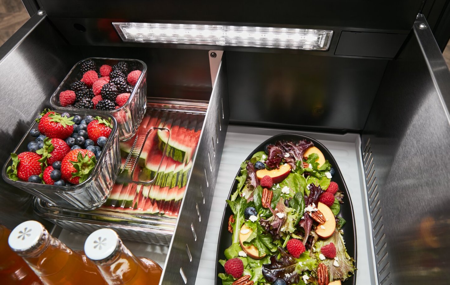 Réfrigérateur-tiroir KitchenAid de 24 po et de 4,3 pi³ sous le comptoir - prêt pour panneau - KUDR204KPA | KitchenAid 24 4.3 Cu. Ft. Undercounter Drawer Refrigerator - Panel Ready