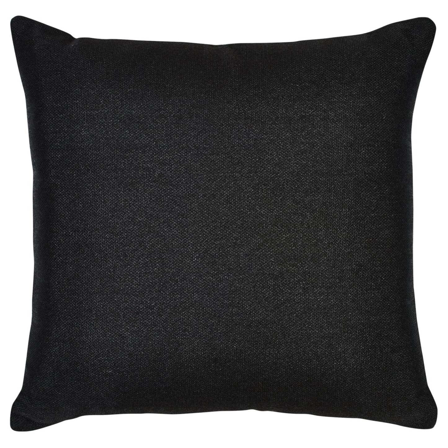 Coussin d'appoint classique intérieur/extérieur - Noir | Coussin décoratif classique pour l'intérieur et l'extérieur - noir | LX1027DP