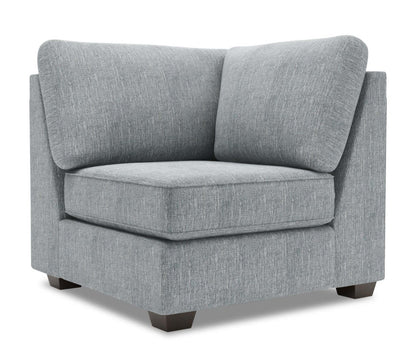 Sofa Lab Roll Square Wedge - Luna Pewter | Fauteuil carré en coin Roll de la collection Sofa Lab - Luna Pewter | RO882291