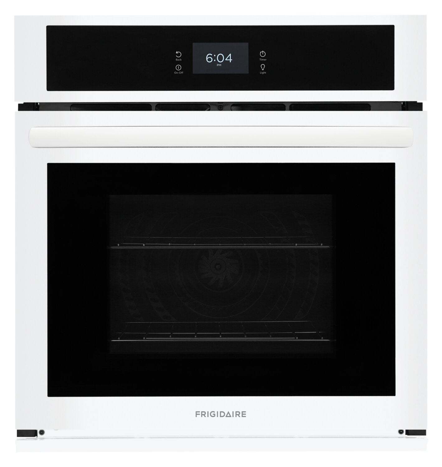 Frigidaire 27 3,8 pi³ Four mural simple électrique avec convection à ventilateur - blanc - FCWS2727AW | Four mural simple électrique Frigidaire de 3,8 pi³ et de 27 po avec convection à ventilateur - blanc…