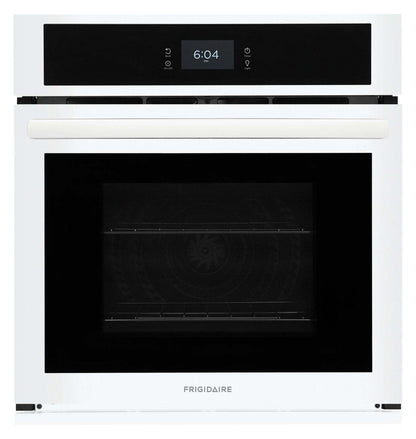 Frigidaire 27 3,8 pi³ Four mural simple électrique avec convection à ventilateur - blanc - FCWS2727AW | Four mural simple électrique Frigidaire de 3,8 pi³ et de 27 po avec convection à ventilateur - blanc…