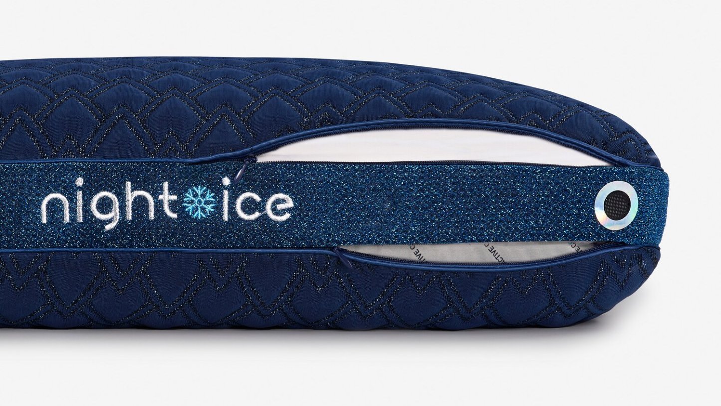 BEDGEAR Oreiller performant Night Ice 1.0 – Dormeur sur le ventre | Oreiller haute performance Night Ice 1.0 de BEDGEAR - pour dormir sur le ventre