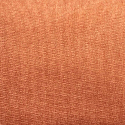 Sofa sectionnel Kassia de Kort & Co. 2 pièces en tissu d’apparence lin avec base et pattes en bois - orange