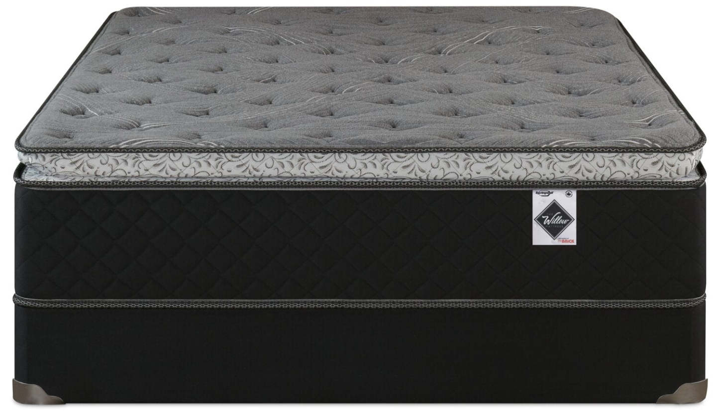 Ensemble matelas dans une boîte à plateau-coussin Sage de Springwall pour grand lit | Ensemble matelas dans une boîte à plateau-coussin Springwall Sauge pour grand lit