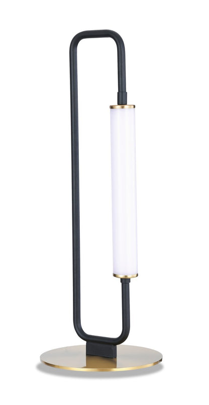 Oxford 20 Matte Black and Brass LED Table Lamp | Lampe de table à DEL Oxford de 20 po noir mat et laiton