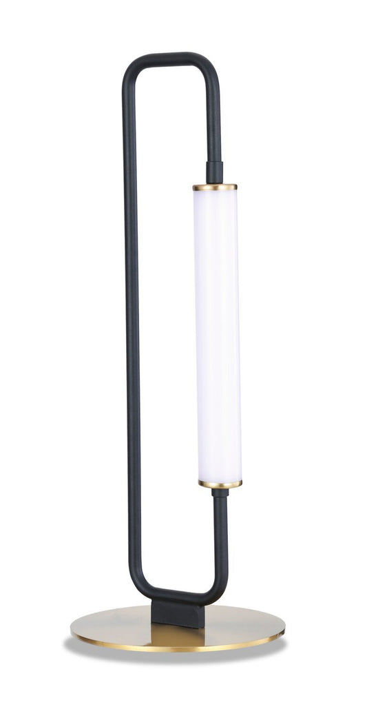 Oxford 20 Matte Black and Brass LED Table Lamp | Lampe de table à DEL Oxford de 20 po noir mat et laiton