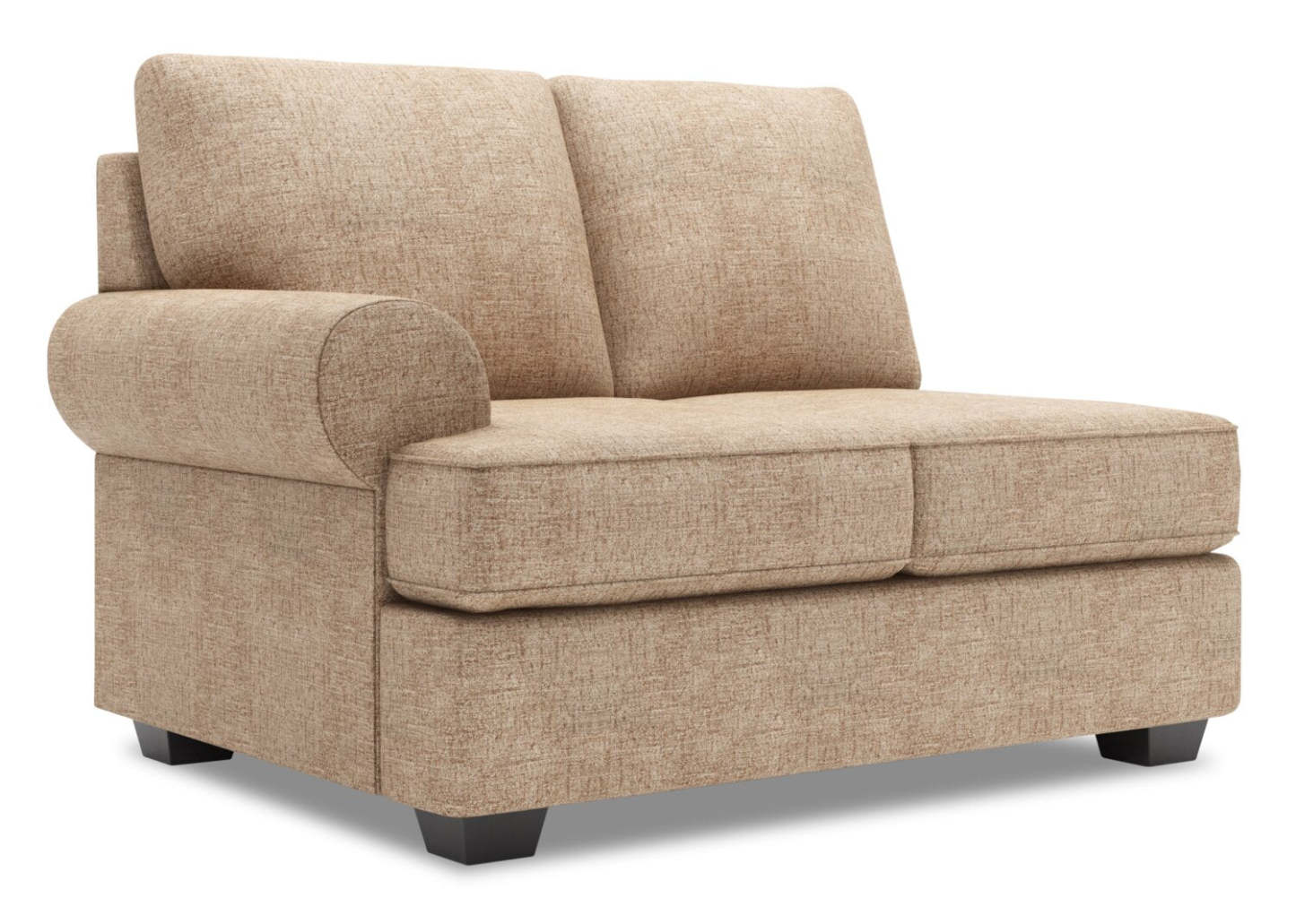 Canapé Lab Roll LAF Causeuse - Luxe Taupe | Causeuse de gauche Roll de la collection Sofa Lab - Luxe Taupe | RO232893