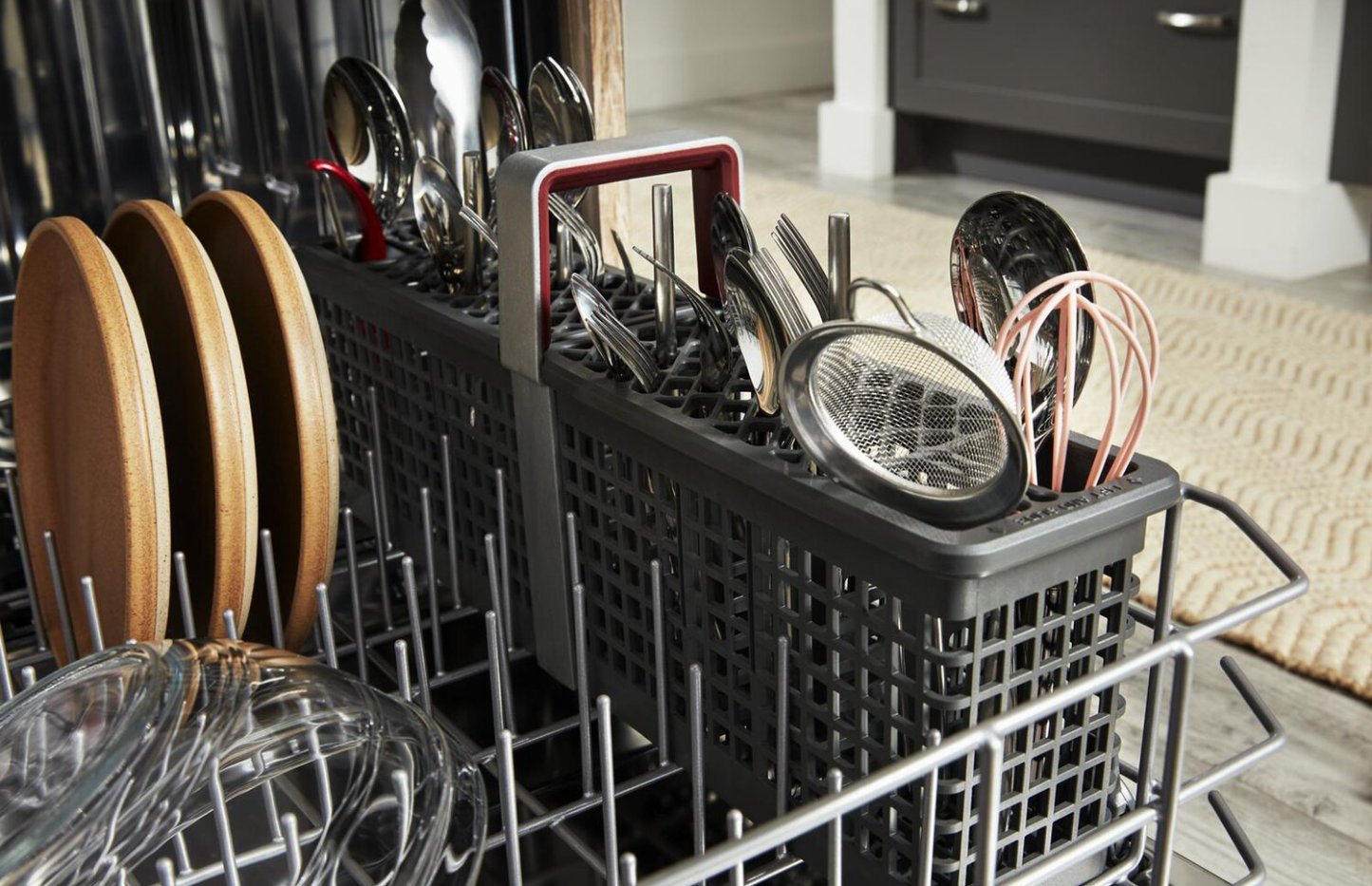 Lave-vaisselle KitchenAid de 24 po et de 44 dBA avec troisième panier 360° Max JetsMC - genièvre - KDFS424SJP