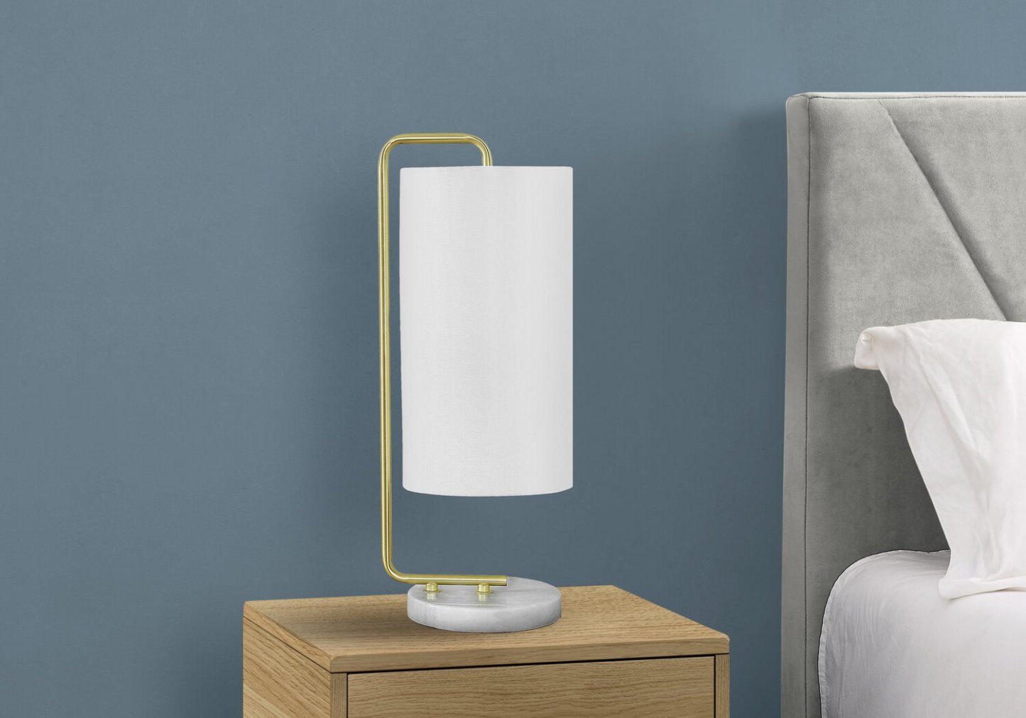 Lampe de table 20 Gold avec base en marbre|Lampe de table de 20 po dorée avec base en marbre