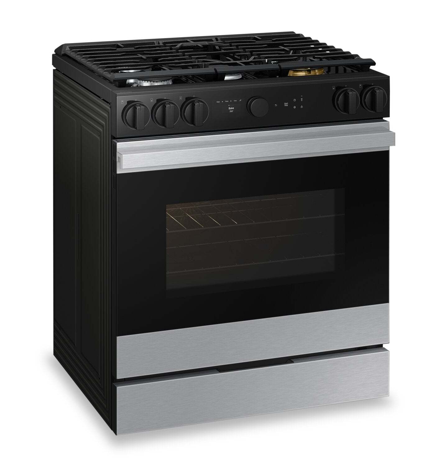 Cuisinière intelligente à gaz encastrée Samsung de 6 pi³ avec caméra de four - acier inoxydable - NSG6DG8700SRAA