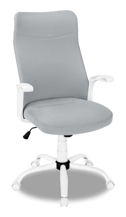 Chaise de bureau ergonomique Roman 23 - Blanc|Chaise de bureau Roman de 23 po à conception ergonomique - blanche