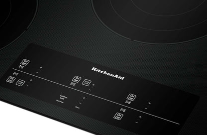 Surface de cuisson électrique KitchenAid de 36 po à 5 éléments - noire - KCES956KBL