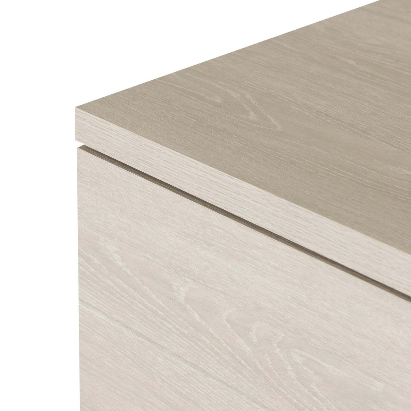 Commode de chambre à coucher Lake, 5 tiroirs, 29 L x 52 H, Fabriqué au Canada, Glam - Blanc | Commode verticale somptueuse Lake de 29 po (L) x 52 po (H) à 5 tiroirs pour la chambre à coucher, fabriquée au Canada - blanche