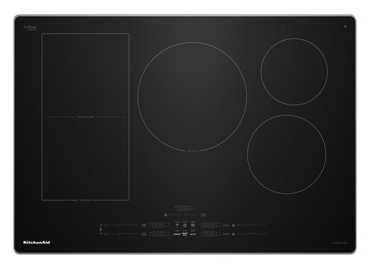 KitchenAid 30 5-Element Induction Cooktop - Stainless Steel - KCIT730SSS | Plaque de cuisson à induction KitchenAid de 30 po à 5 éléments - acier inoxydable - KCIT730SSS