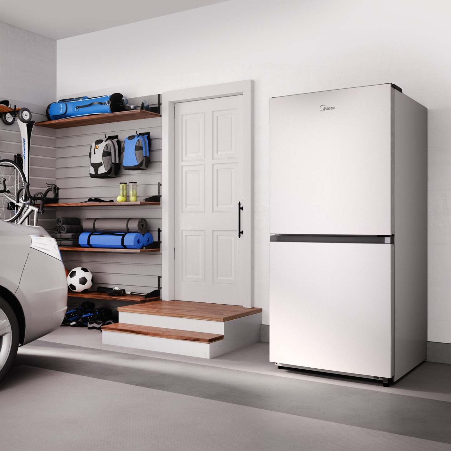 Midea 20 pi3 3 en 1 réfrigérateur-congélateur convertible - blanc - MRU21C7BWW  | Appareil vertical 3 en 1 Midea de 20 pi3 convertible en réfrigérateur ou congélateur - blanc - MRU21C7BWW  | MRU21CWW