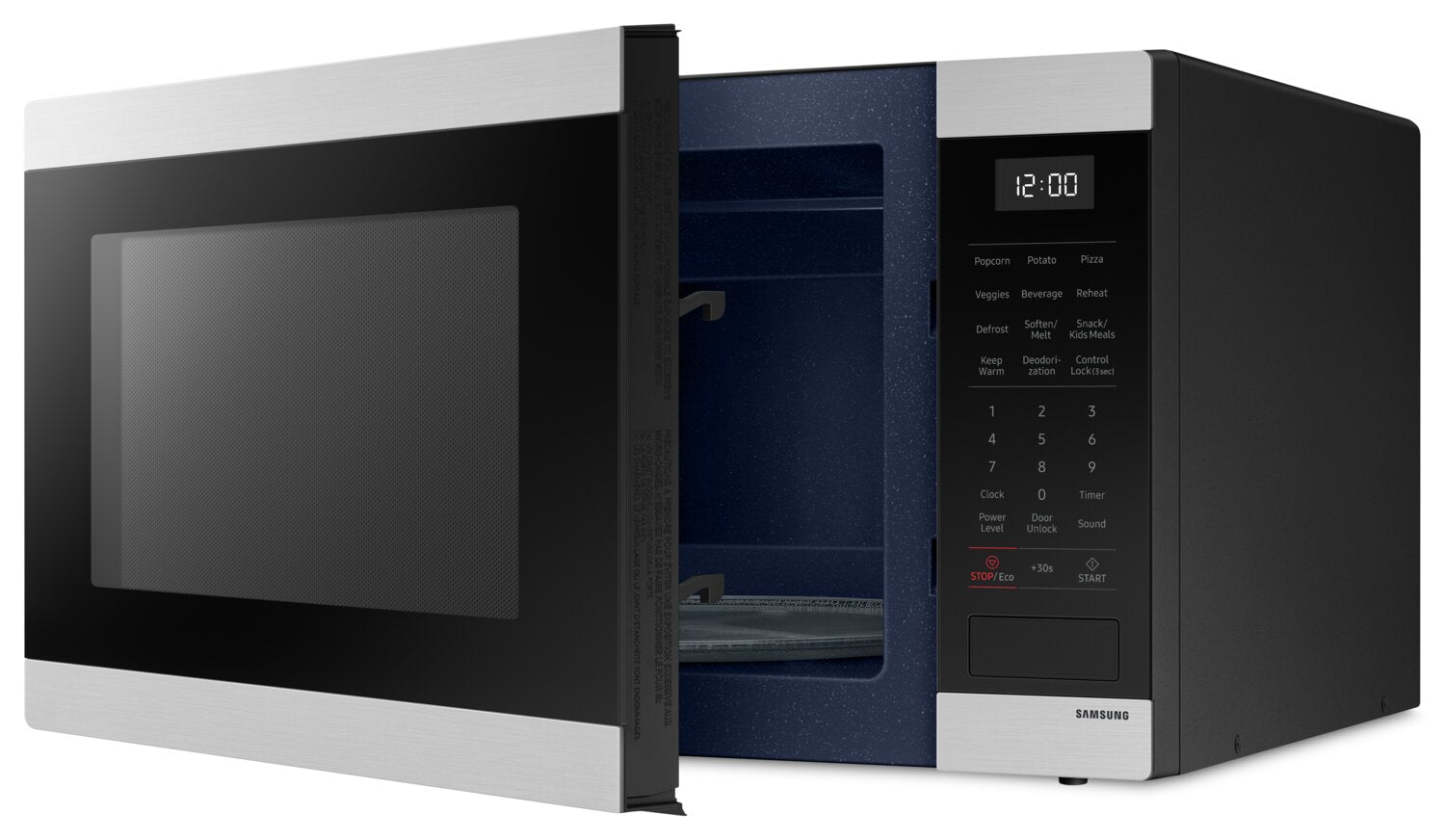 Samsung 1,9 Cu. Fort. Micro-ondes de comptoir avec cuisson par capteur - MS19DG8500SRAC | Four à micro-ondes de comptoir Samsung de 1,9 pi3 avec cuisson par capteur - MS19DG8500SRAC | MS19DG8S