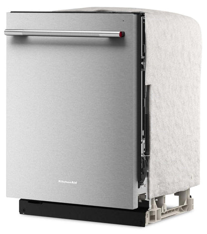 Lave-vaisselle KitchenAid de 24 po et de 44 dBA avec troisième panier 360° Max JetsMC - acier inoxydable avec fini PrintShieldMC - KDTS724SPS