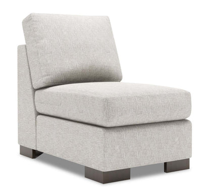 Fauteuil sans accoudoirs Track de la collection Sofa Lab - Luxury Silver | TR452793