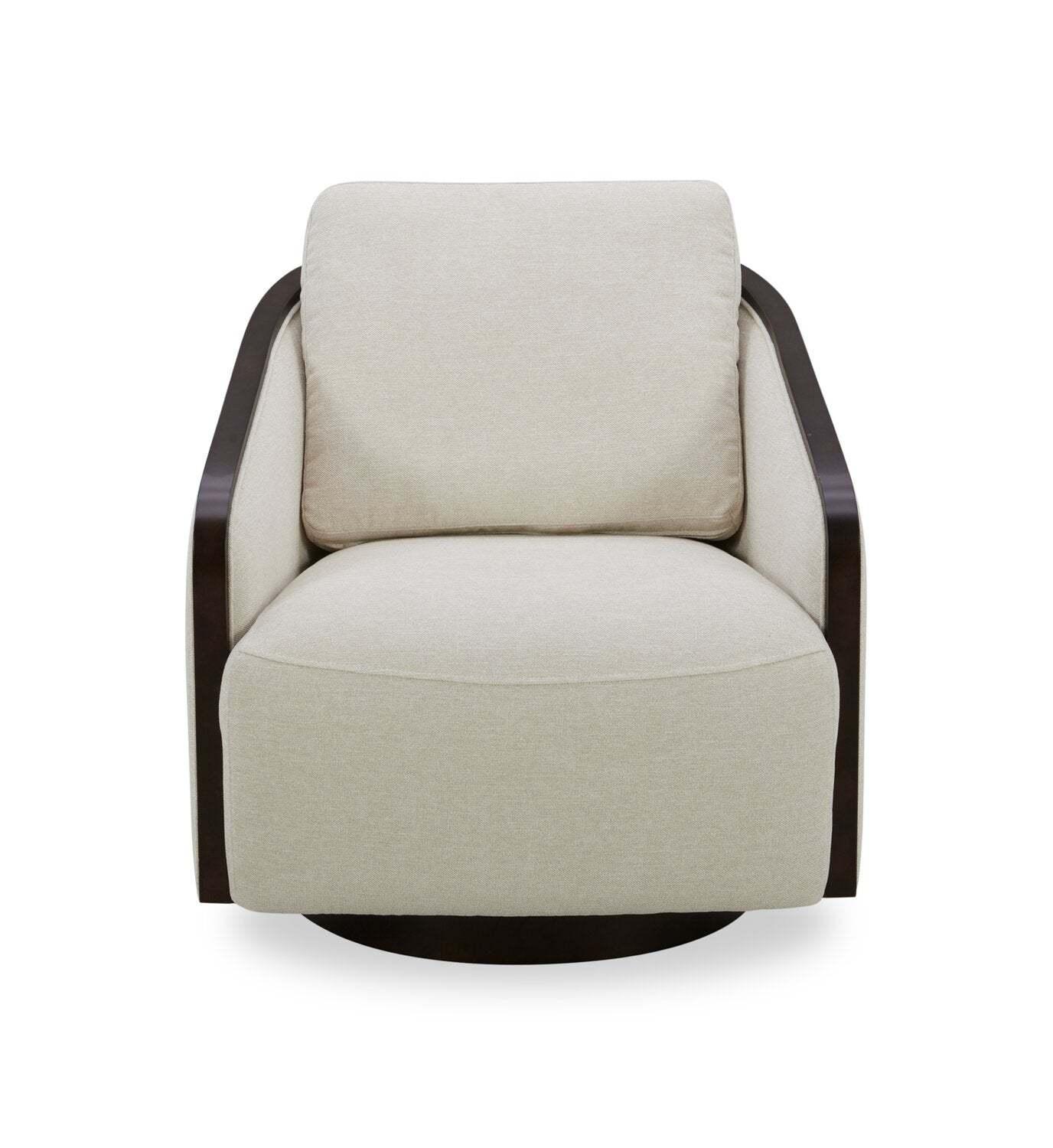 Fauteuil d'appoint pivotant Dolce - Taupe | Fauteuil d'appoint pivotant Dolce - taupe | DOLCTPAC