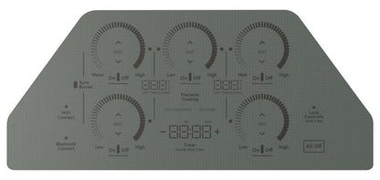 Cafe 36 5-Element Electric Cooktop - Stainless - CHP90362TSS | Surface de cuisson électrique Café de 36 po à 5 éléments - acier inoxydable - CHP90362TSS