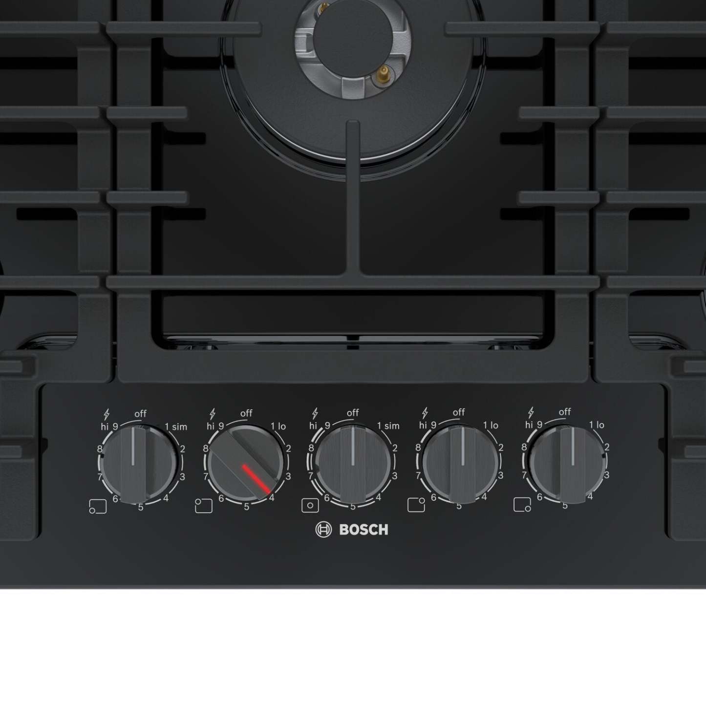 Bosch Cuisinière à Gaz Série 30 800 avec Brûleur Puissant à Flamme Double - NGM8049UC | Surface de cuisson à gaz Bosch de série 800 de 30 po avec brûleur puissant à flamme double - NGM8049UC | NGM804UC