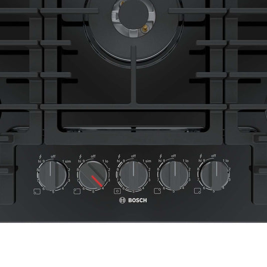 Bosch Cuisinière à Gaz Série 30 800 avec Brûleur Puissant à Flamme Double - NGM8049UC | Surface de cuisson à gaz Bosch de série 800 de 30 po avec brûleur puissant à flamme double - NGM8049UC | NGM804UC