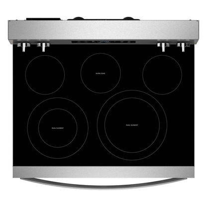 Cuisinière électrique Whirlpool de 5,3 pi3 avec cuisson à air – acier inoxydable résistant aux traces de doigts - YWFES5730SZ