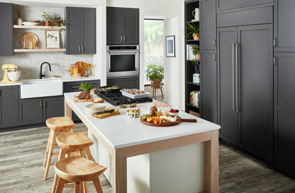 Réfrigérateur KitchenAid de 30 pi³ et de 48 po à compartiments juxtaposés - panneau personnalisable - KBSN708MPA | KitchenAid 48 30 Cu. Fort. Réfrigérateur côte à côte - Prêt pour les panneaux…