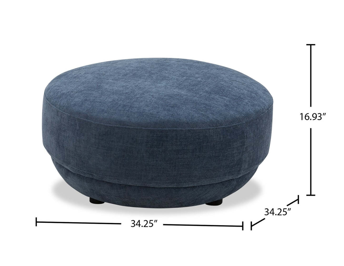 Pouf Davvero - Marine | Pouf Davvero - bleu marine