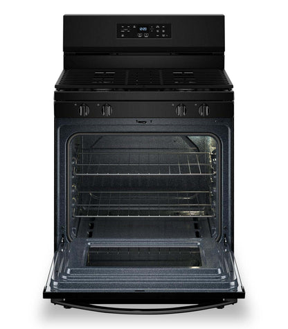 Cuisinière à gaz Whirlpool de 30 po et de 5,3 pi³ avec brûleur SpeedHeatMC - WFGS3530RB | Cuisinière à gaz Whirlpool de 5,3 pi³ et de 30 po avec brûleur SpeedHeatMC - WFGS3530RB | WFGS353B