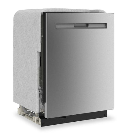 Lave-vaisselle encastré Maytag de 24 po et de 47 dBA - acier inoxydable résistant aux traces de doigts - MDPS7024SZ