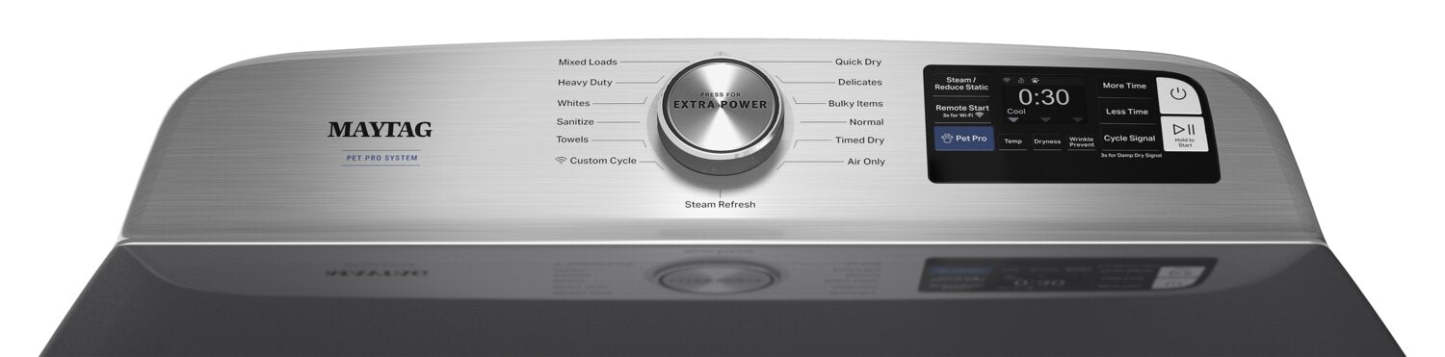 Maytag 7,4 pi³ Sécheuse électrique Animal Pet Pro - acier minuit - YMED7205RF