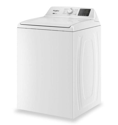 Bain à remous 4,8 Cu. Fort. Laveuse à chargement par le haut avec agitateur amovible 2 en 1 - WTW4107SW | Laveuse Whirlpool à chargement par le haut de 4,8 pi3 avec agitateur amovible 2 en 1 - WTW4107SW