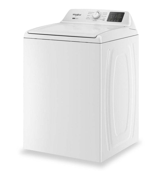 Bain à remous 4,8 Cu. Fort. Laveuse à chargement par le haut avec agitateur amovible 2 en 1 - WTW4107SW | Laveuse Whirlpool à chargement par le haut de 4,8 pi3 avec agitateur amovible 2 en 1 - WTW4107SW