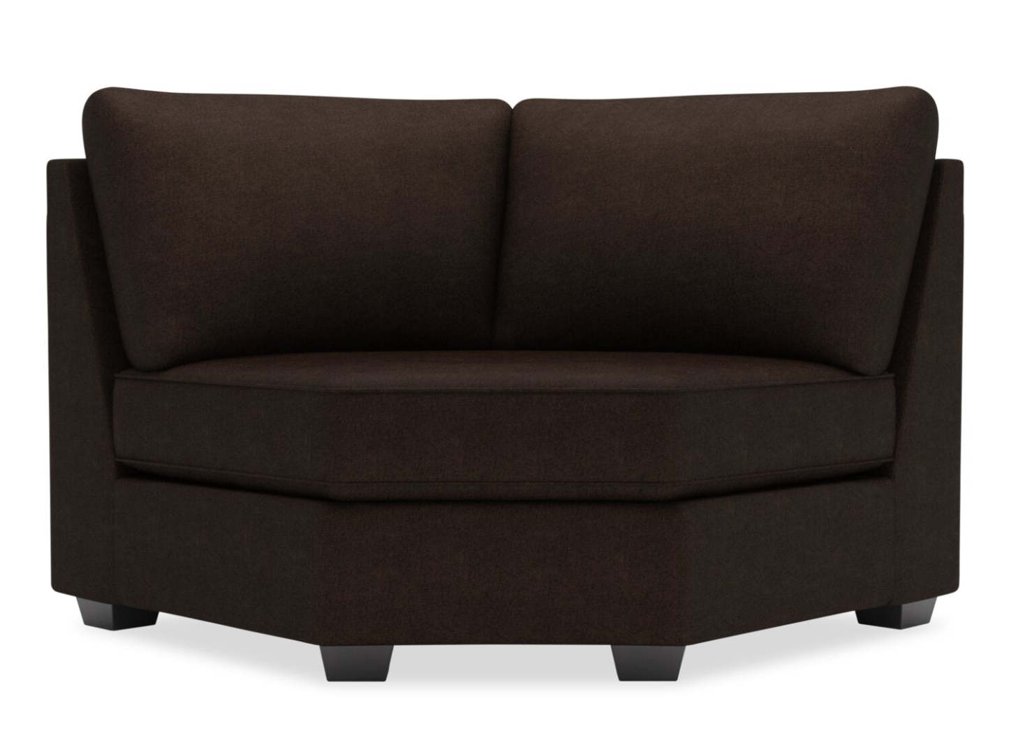 Sofa Lab Roll Curved Wedge - Chocolat de luxe | Fauteuil courbé en coin Roll de la collection Sofa Lab - Chocolat de luxe | RO843293