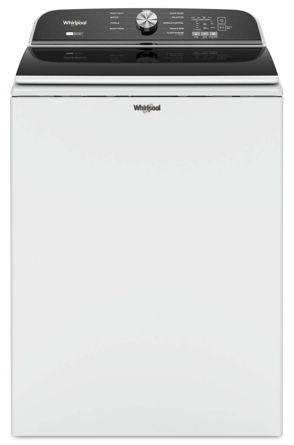 Laveuse Whirlpool à chargement par le haut de 6,1 pi³ - blanche - WTW6157PW | Whirlpool 6.1 Cu. Ft. Top-Load Washer - White - WTW6157PW
