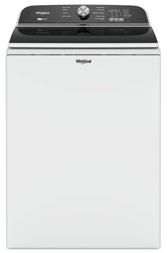Laveuse Whirlpool à chargement par le haut de 6,1 pi³ - blanche - WTW6157PW | Whirlpool 6.1 Cu. Ft. Top-Load Washer - White - WTW6157PW