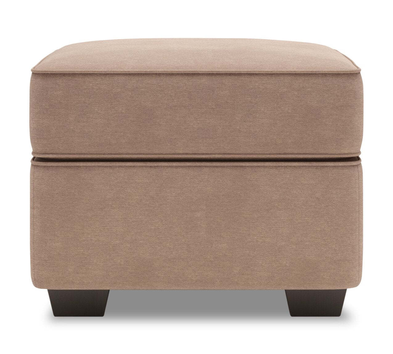 Fabriqué au Canada Canapé personnalisable Lab Roll 24 poufs en tissu d'apparence lin - Pax osier brun | Pouf Roll de Sofa Lab de 24 po fabriqué au Canada en tissu d'apparence lin - brun Pax Wicker | RO803349