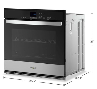 Whirlpool 30 5 Cu. Ft. Electric Single Wall Oven - Stainless Steel - WOES3030LS | Four mural simple électrique Whirlpool de 5 pi³ et de 30 po - acier inoxydable - WOES3030LS