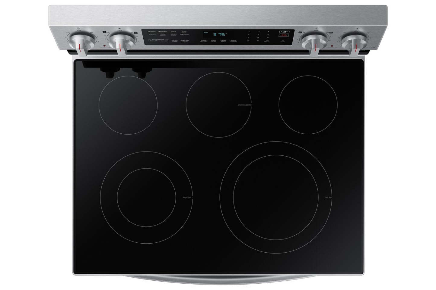 Cuisinière électrique intelligente amovible Samsung de 6,3 pi³ avec friture à air - acier inoxydable - NE63A6511SS/…