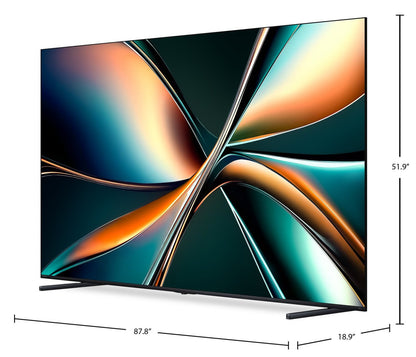 HISENSE 100 U68QF Mini-LED QLED 4K UHD AI Fire TV (100U68QF) | Téléviseur QLED à Mini DEL HISENSE U68QF UHD 4K de 100 po avec IA et Fire TV (100U68QF)