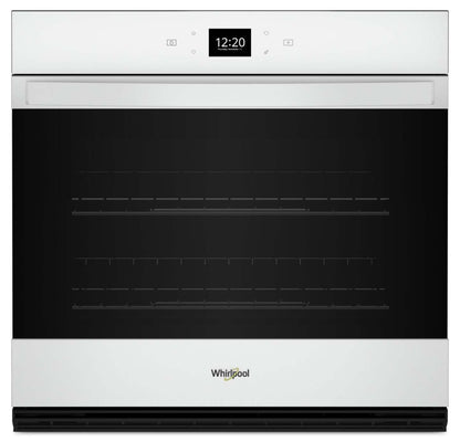 Whirlpool 27 4,3 pi³ Four mural simple électrique avec friture à air - blanc - WOES5027LW | Four mural simple électrique Whirlpool de 4,3 pi³ et de 27 po avec friture à air - blanc - WOES5027L…