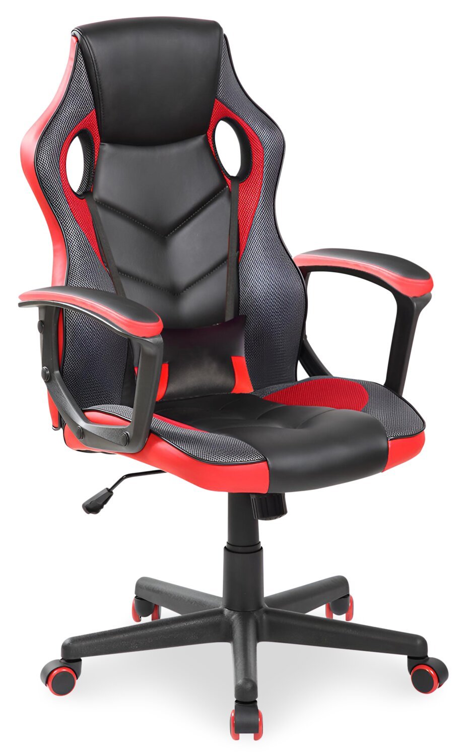 Chaise de jeu ergonomique Velocity 24 - Noir &amp; Rouge|Fauteuil de jeu ergonomique Velocity de 24 po - noir et rouge