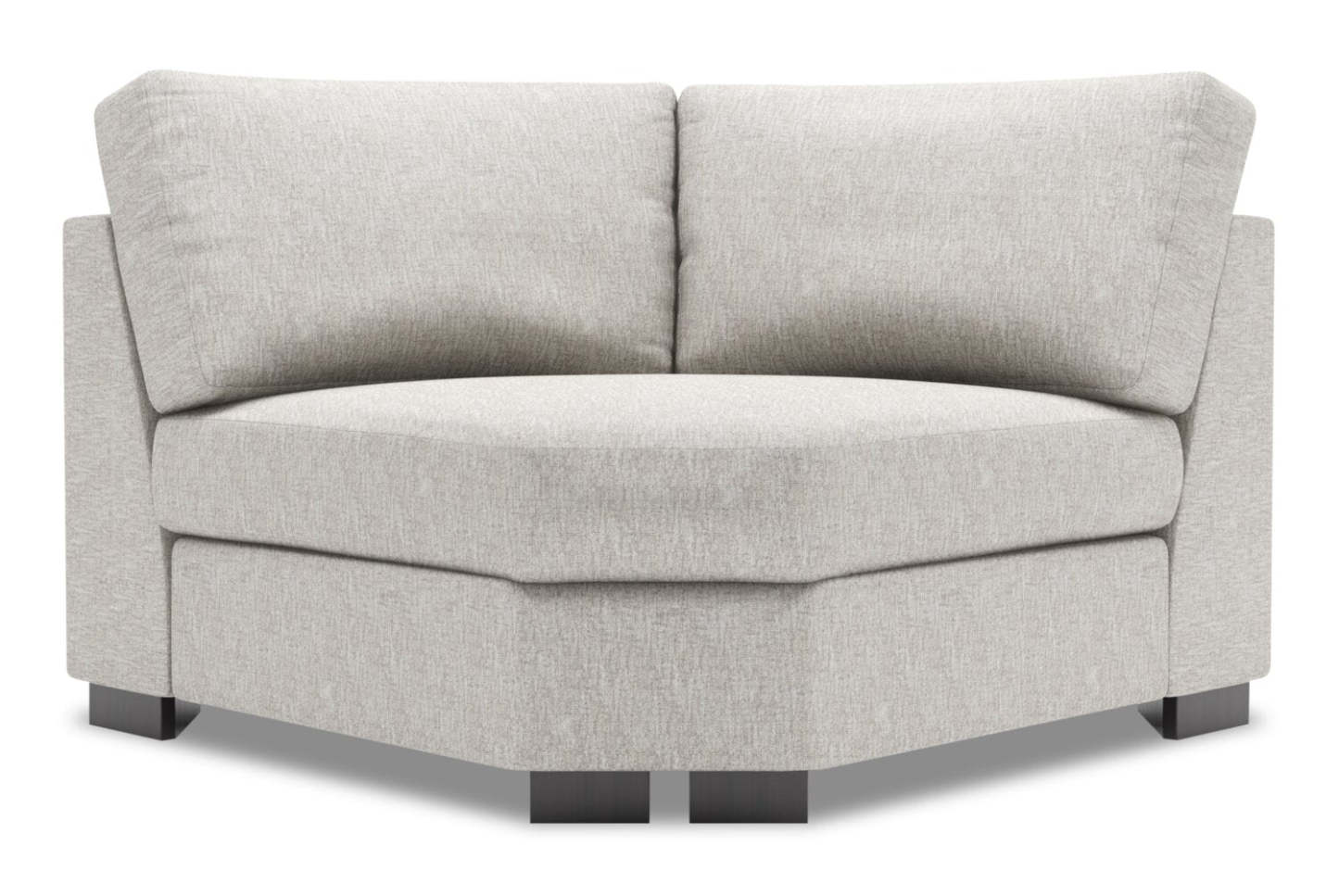 Sofa Lab Track Curved Wedge - Luxury Silver | Fauteuil courbé en coin Track de la collection Sofa Lab - Luxury Silver | TR842793