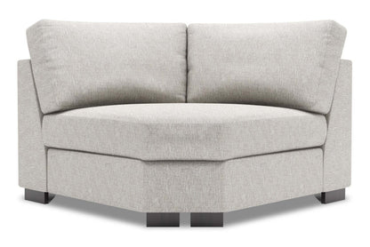 Sofa Lab Track Curved Wedge - Luxury Silver | Fauteuil courbé en coin Track de la collection Sofa Lab - Luxury Silver | TR842793