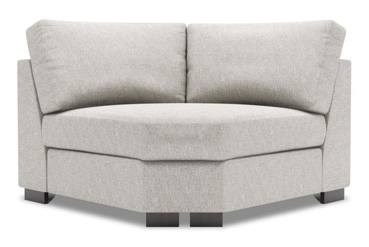 Sofa Lab Track Curved Wedge - Luxury Silver | Fauteuil courbé en coin Track de la collection Sofa Lab - Luxury Silver | TR842793