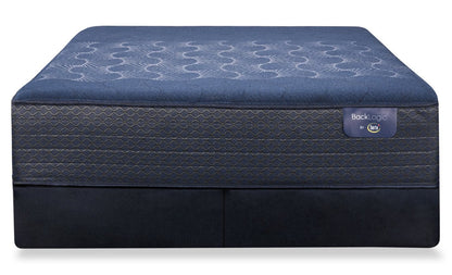 Ensemble de matelas extra ferme Serta Back Logic 5.0 à dessus lisse pour très grand lit | Ensemble matelas très ferme à plateau-coussin lisse Back Logic 5.0 de Serta pour très grand lit